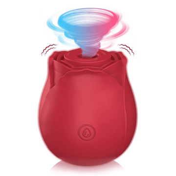 Intimate Sucking Vibrator for Women / Rose Shape Clitoris Stimulation / Adult Powerful Sex Toy - EVE's SECRETS